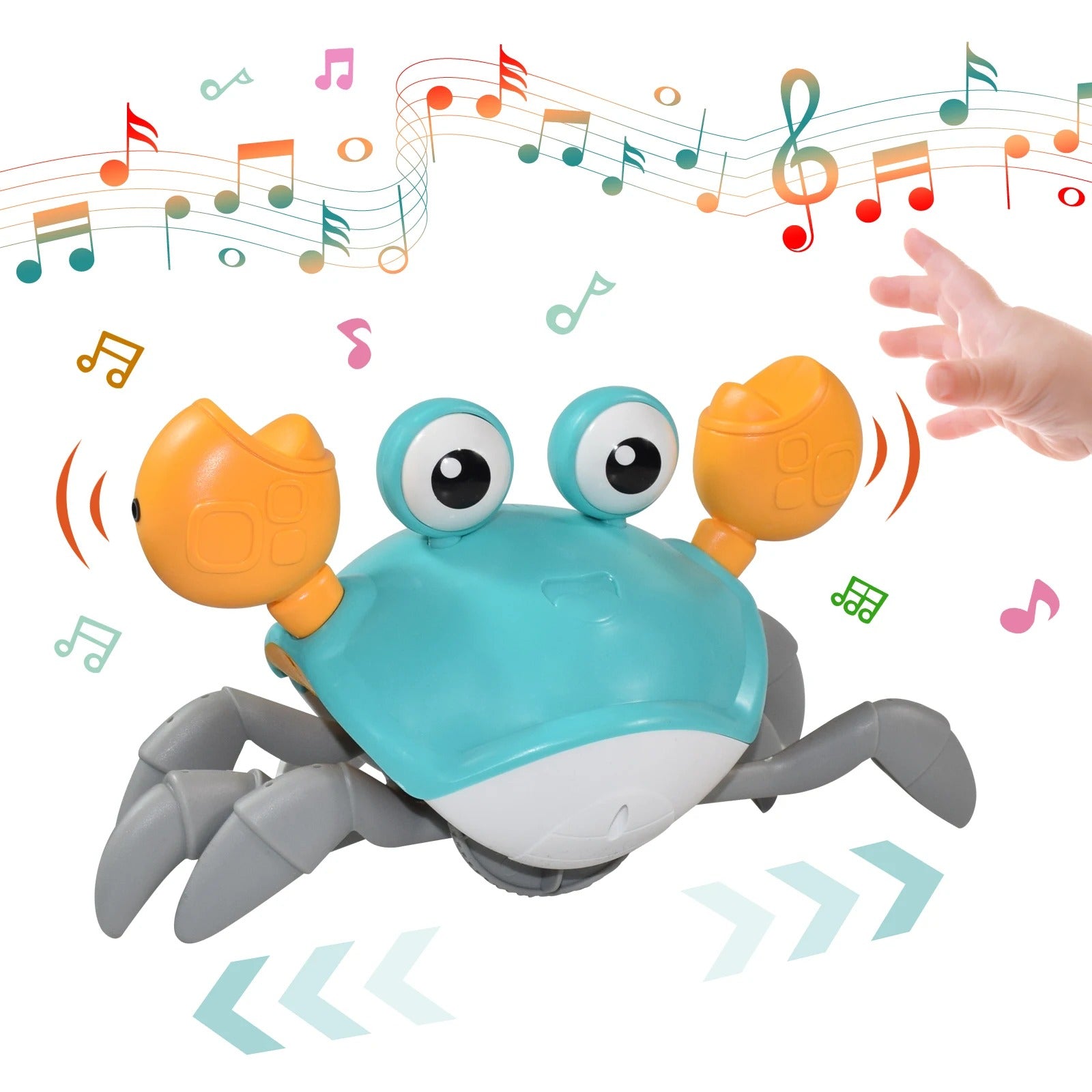 Crabe rechargeable interactif pour stimuler votre enfant - NEBOSHOP